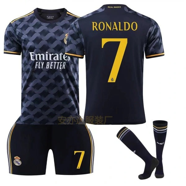 2023-2024 Real Madrid Away Football Kit NO.7 RONALDO 2023-2024 Real Madrid Away Football Kit NO.7 RONALDO